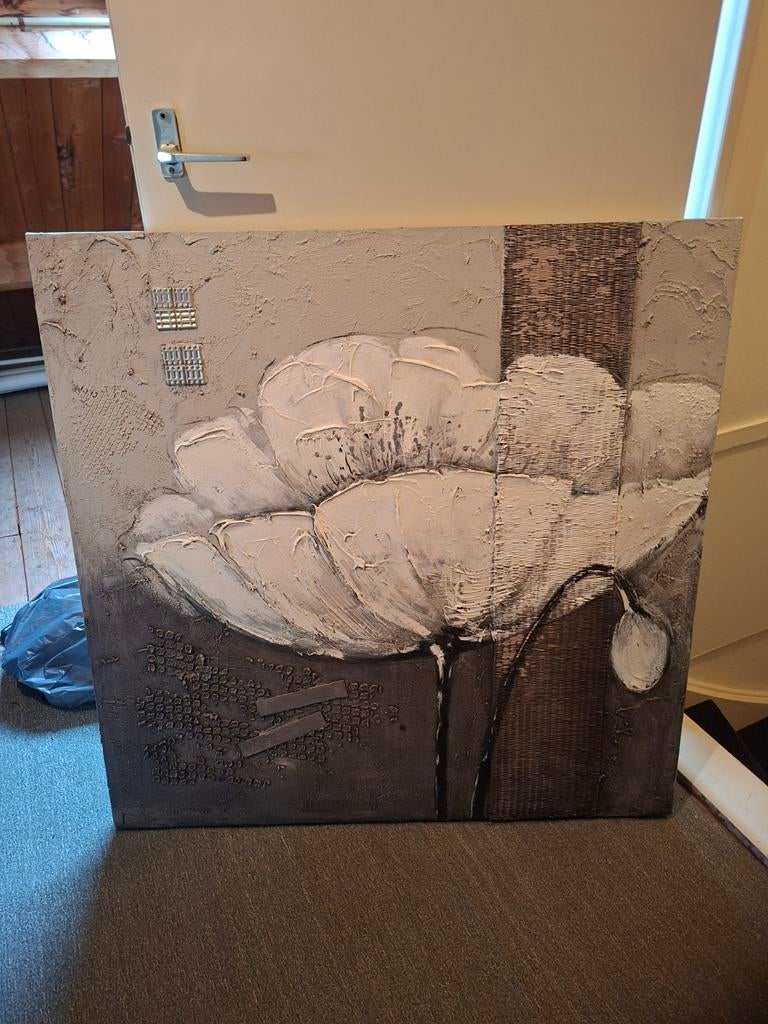 Net canvas schilderij, Ophalen, Zo goed als nieuw, Schilderij