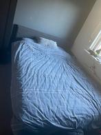 2 pers bed 160x200, Huis en Inrichting, Slaapkamer | Bedden, Zwart, Tweepersoons, Ophalen of Verzenden, Zo goed als nieuw