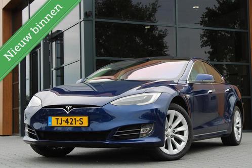 Tesla Model S 100D | Alcantara hemel | Enhanced Autopilot, Auto's, Tesla, Bedrijf, Model S, 4x4, ABS, Achteruitrijcamera, Airbags