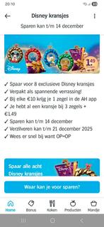 Disney zegels Digitaal Ah, Hobby en Vrije tijd, Spaarzegeltjes, Ophalen, Winkel, Super of Benzinepomp, Volle spaarkaart