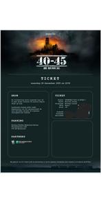 Musical 40 45, Eén persoon, December