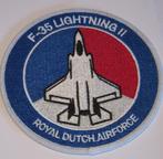 F-35 Lightning II embleem Royal Dutch Airforce, Verzamelen, Verzenden, Luchtmacht, Nederland, Embleem of Badge