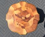 prachtige houten, gerenoveerde ronde goud gerecyclede tafel, Antiek en Kunst, Antiek | Meubels | Tafels, Ophalen