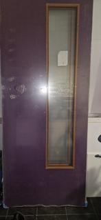 Berkvens binnendeuru met glasstrook, Ophalen, 80 tot 100 cm, 215 cm of meer, Binnendeur