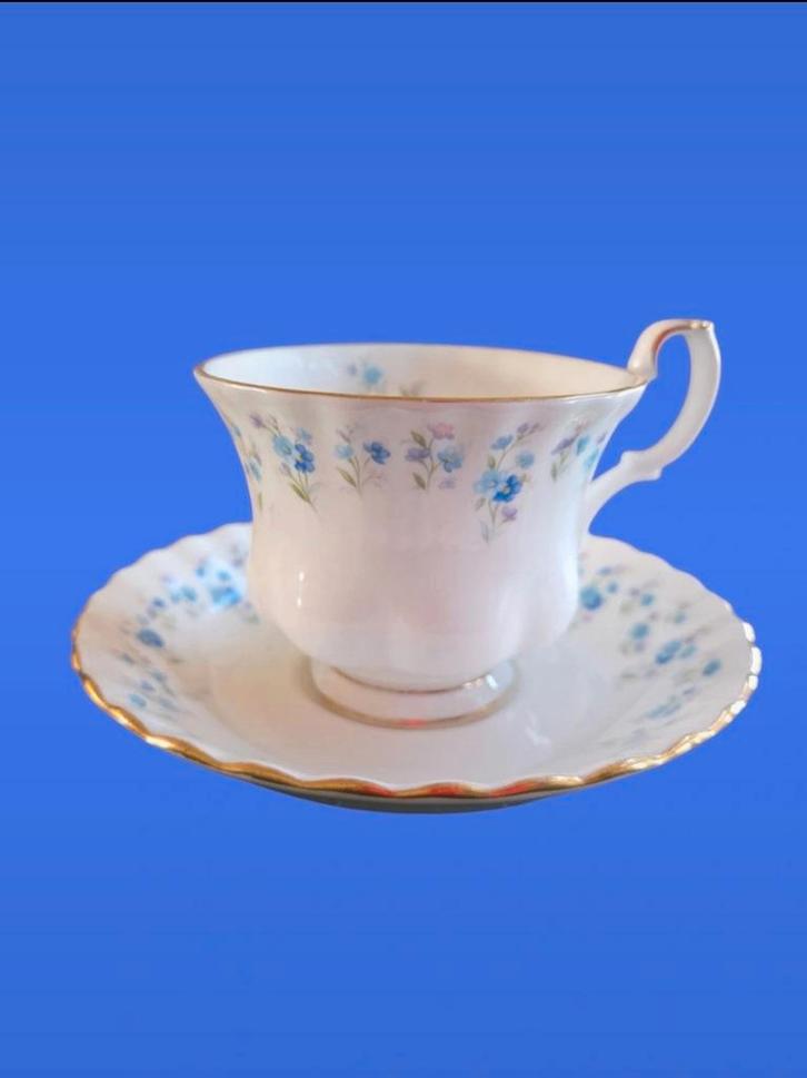 Royal Albert Memory Lane herenKop & Schotel, Huis en Inrichting, Keuken | Servies, Zo goed als nieuw, Kop(pen) en/of Schotel(s)