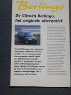 folder Citroën Berlingo modeljaar 1997, Ophalen of Verzenden, Zo goed als nieuw, Citroën