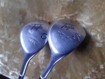 TaylorMade houten 3 en houten 5. In goede staat. Metalwood beschikbaar voor biedingen