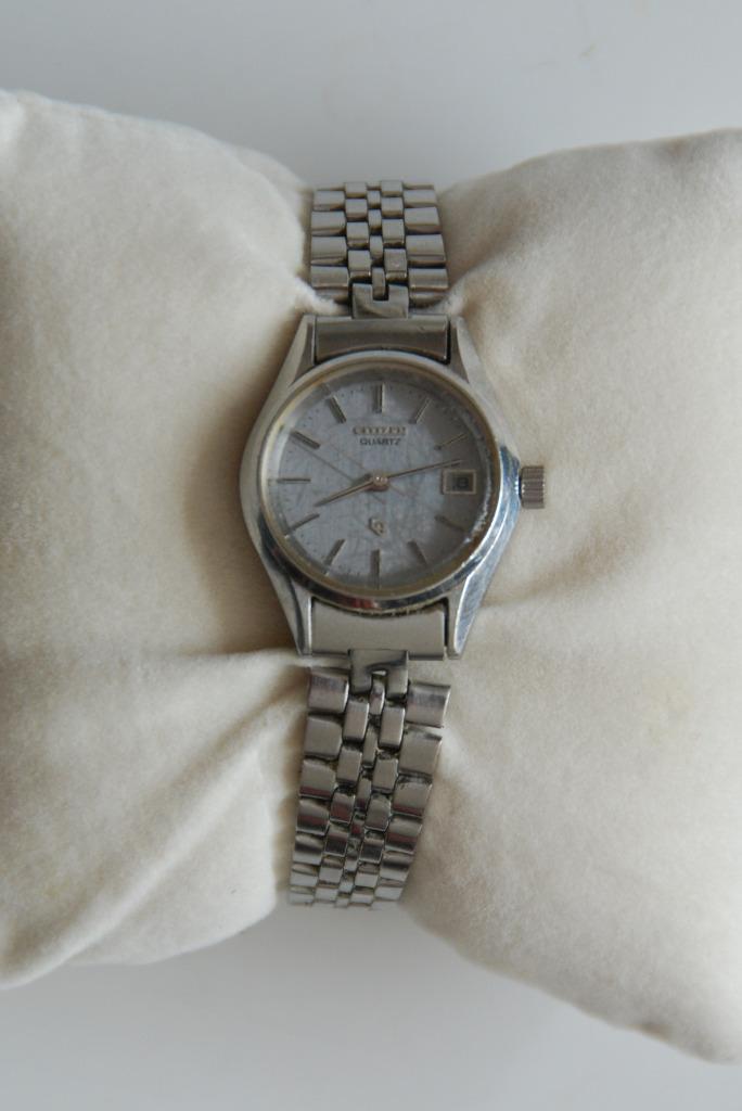 Vintage Citizen Quartz horloge dames, Sieraden, Tassen en Uiterlijk, Horloges | Dames, Gebruikt, Polshorloge, Overige merken, Staal
