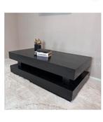 Luxe Eiken Fineer Salontafel 130 bij 70 cm, Huis en Inrichting, Tafels | Salontafels, Ophalen, Gebruikt, 100 tot 150 cm, Eikenhout