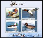 2019 Sierra Leone Fauna Watervogels Eenden, Ophalen of Verzenden, Postfris, Dier of Natuur