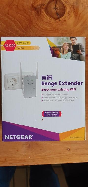 EX6150 WiFi Range Extender AC1200, Dual-Band - 1 Gigabit poo beschikbaar voor biedingen