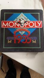 Monopoly 1935-1985 jubileum uitgave blik, Een of twee spelers, Ophalen of Verzenden, Zo goed als nieuw, Parker