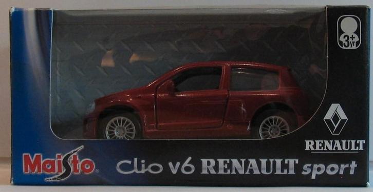 1:43 modelauto Renault Clio V 6met verpakking, Hobby en Vrije tijd, Modelauto's | 1:43, Nieuw, Auto, Overige merken, Ophalen of Verzenden