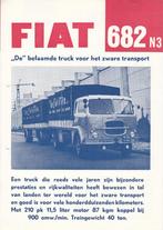 Fiat 682 N3/T3 truckfolder uit 1966, Gelezen, Overige merken, Verzenden