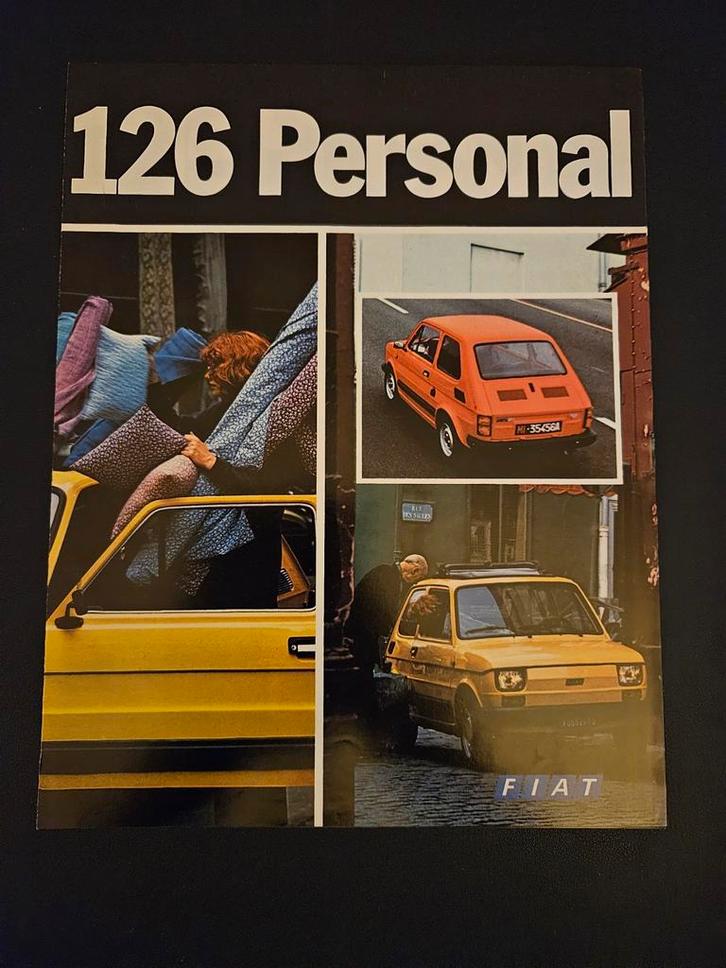 Brochure Fiat 126 Personal, Boeken, Auto's | Folders en Tijdschriften, Zo goed als nieuw, Overige merken, Ophalen of Verzenden