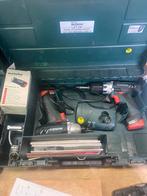 Metabo set 12v accu boormachine en slagschroevendraaier, Gebruikt, Ophalen of Verzenden, Boormachine