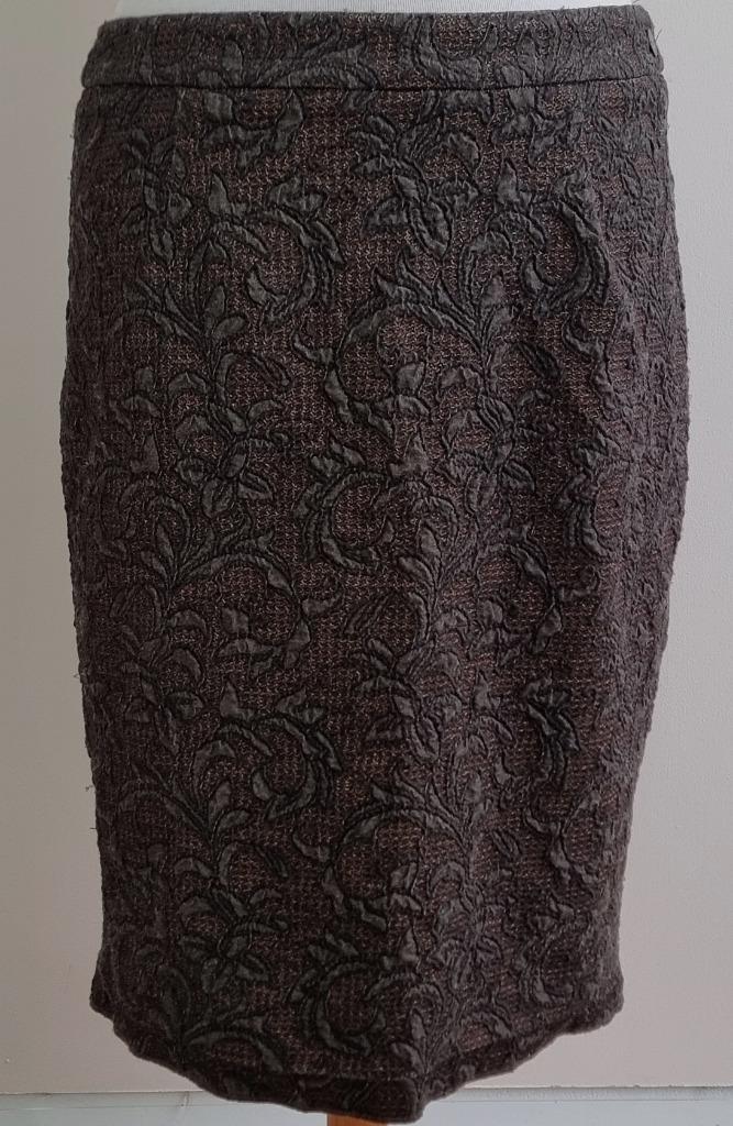 Didi groen/zwarte rok met gouden glittertje mt. XXL, Kleding | Dames, Rokken, Zo goed als nieuw, Maat 46/48 (XL) of groter, Zwart