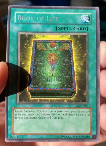 Yu-Gi-Oh! Book of Life TP5 Tournament Promo ! beschikbaar voor biedingen
