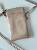 Telefoontasje, Ophalen of Verzenden, Zo goed als nieuw, Beige, Schoudertasje