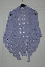 Mooie lila gemeleerde handgehaakte omslagdoek/poncho., Kleding | Dames, Verzenden, Nieuw, Maat 46/48 (XL) of groter, Paars