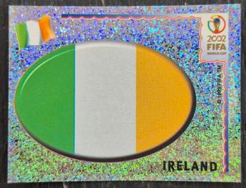 Panini sticker embleem Ierland, WK 2002 beschikbaar voor biedingen