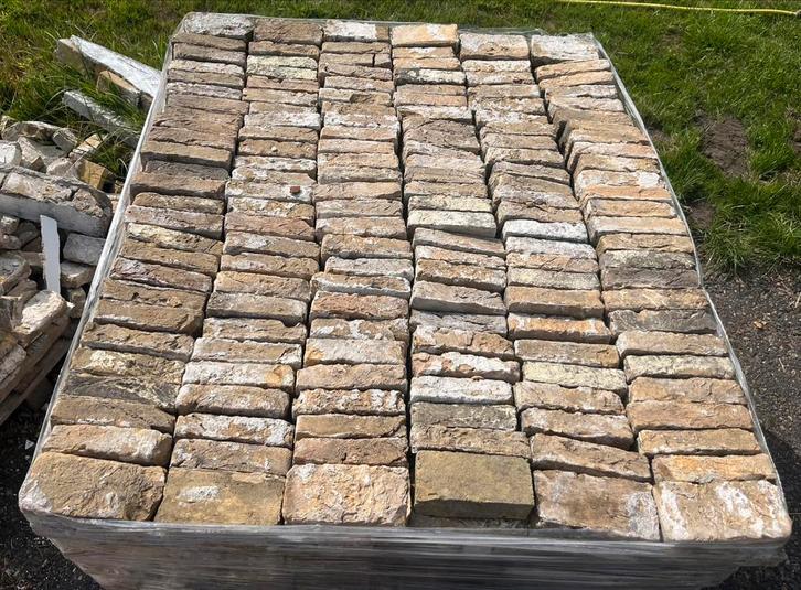 Antieke IJsselsteentjes | 18e eeuw | 1500 schoon | 1000 niet, Doe-het-zelf en Verbouw, Metselstenen, Gebruikt, Bakstenen, Ophalen