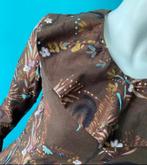Vintage originele jaren 70 maxi-jurk bruin maat 36, Kleding | Dames, Jurken, Bruin, Verzenden, Vintage, Maat 36 (S)