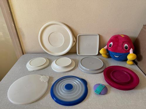 Diverse tupperware deksels, Huis en Inrichting, Keuken | Tupperware, Zo goed als nieuw, Groen, Wit, Paars, Ophalen of Verzenden