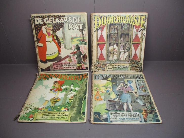 Cees Woltman antieke sprookjes boeken, Antiek en Kunst, Antiek | Boeken en Bijbels, Ophalen of Verzenden