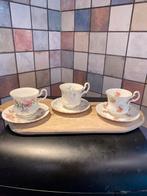 3 Royal Albert kop en schotel,Moss Rose,Memory Lane,Forgetme, Ophalen of Verzenden