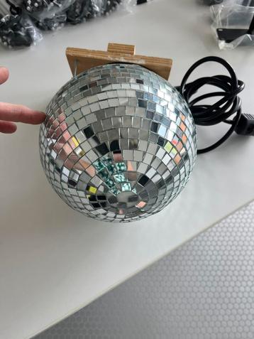 Spiegelbol met motor 20 cm breed, dicobal beschikbaar voor biedingen