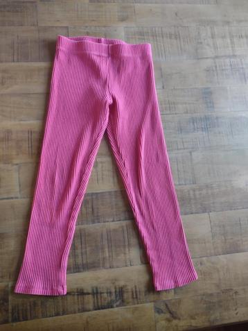 Roze H&M rib legging maat 122 beschikbaar voor biedingen