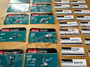 Makita MBOX stickers Macpak (STICKER-ART) beschikbaar voor biedingen