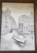 orig. tek. kolkje Amsterdam rondvaartboot Hilda 3 gesign., Ophalen