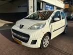 Peugeot 107 1.0 benzine 12V 5Deurs 2010 Wit kleur Airco, Voorwielaandrijving, Euro 5, Stof, Zwart