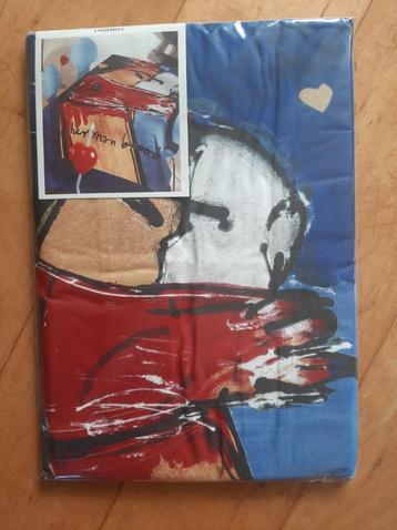 Herman Brood tafelkleed 140 X 200  + 6 servetten 40 X 40 cm  beschikbaar voor biedingen