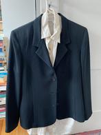 Zwart mantelpak 2 x gedragen mt 40/10 garfield marks/valt ru, Ophalen of Verzenden, Zo goed als nieuw, Maat 38/40 (M), Zwart