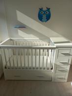 Combi ledikant commode wit, Kinderen en Baby's, Kinderkamer | Complete kinderkamers, Ophalen, Zo goed als nieuw, Jongetje of Meisje
