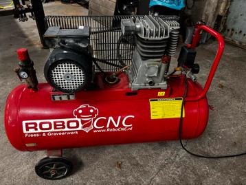 Luchtcompressor 2HP 2,2kW - 100L Tank 170l/min beschikbaar voor biedingen