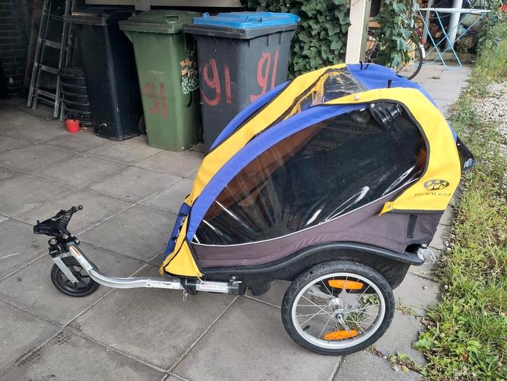 Burley fietskar voor kinderen, Fietsen en Brommers, Fietsaccessoires | Aanhangers en Karren, Gebruikt, Kinderkar, Ophalen
