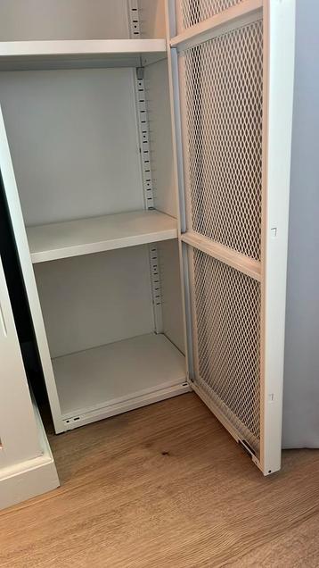 Ikea ivar kast met deur wit draadwerk 40x30x160 - afbeelding 5