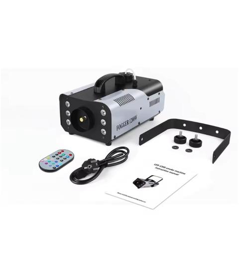 1200W rookmachine met afstandsbediening – compleet, Muziek en Instrumenten, Licht en Laser, Nieuw, Rookmachine, Kleur, Verzenden