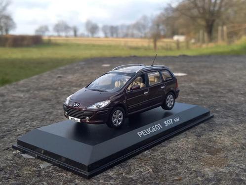 Peugeot 307 SW phase 2 2005-2008 1/43 Norev, Hobby en Vrije tijd, Modelauto's | 1:43, Zo goed als nieuw, Auto, Norev, Ophalen of Verzenden
