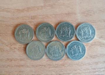 Lot 5 dollar Jamaica munten  beschikbaar voor biedingen