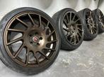19 inch Bronze Spinner Velgen + Banden - VW Audi Seat, Auto-onderdelen, Banden en Velgen, 19 inch, Gebruikt, Banden en Velgen