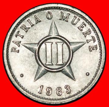 Ⰶ USSR 1983-2010: CUBA 2 CENTAVOS 1983 STAR! UNC MINT LUSTRE beschikbaar voor biedingen