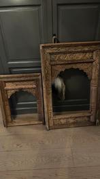 Oude houten (spiegel) frame (94x61 cm)landelijk/sober, Huis en Inrichting, Woonaccessoires | Overige, Ophalen of Verzenden