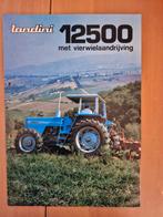 Folder Landini 12500 met vierwielaandrijving, Boeken, Ophalen of Verzenden, Gelezen, Tractor en Landbouw