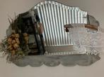 Antiek shabby spiegel - wandspiegel, Huis en Inrichting, Woonaccessoires | Spiegels, Ophalen, Zo goed als nieuw, Minder dan 100 cm