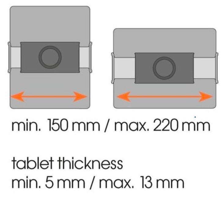 2 Tablethouders Vogel's TMS 1020, Auto diversen, Auto-accessoires, Zo goed als nieuw, Ophalen of Verzenden
